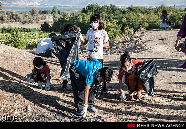 پاکسازی جنگل مریوان کردستان (عکس)