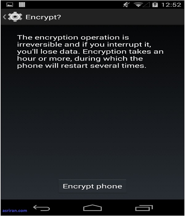 چگونه دستگاه اندرویدی را رمزنگاری کنیم؟