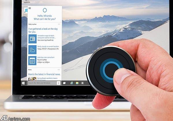 دسترسی آسان به کورتانا با دکمه بلوتوثی ساتچی
