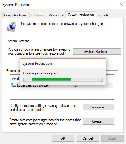 چگونگی استفاده از System Restore و Factory Reset