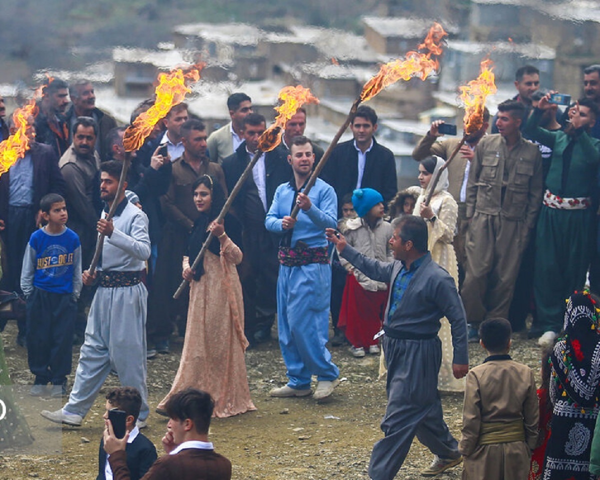 نوروز در روستای «هشمیز» - کردستان (عکس)